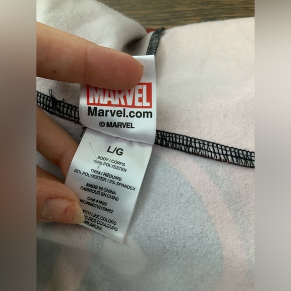 MARVEL Deadpool Madengine Men’s Full Zip Hoodie Jumper Sweater SZ L/G BRAND NEW - Picture 10 of 13